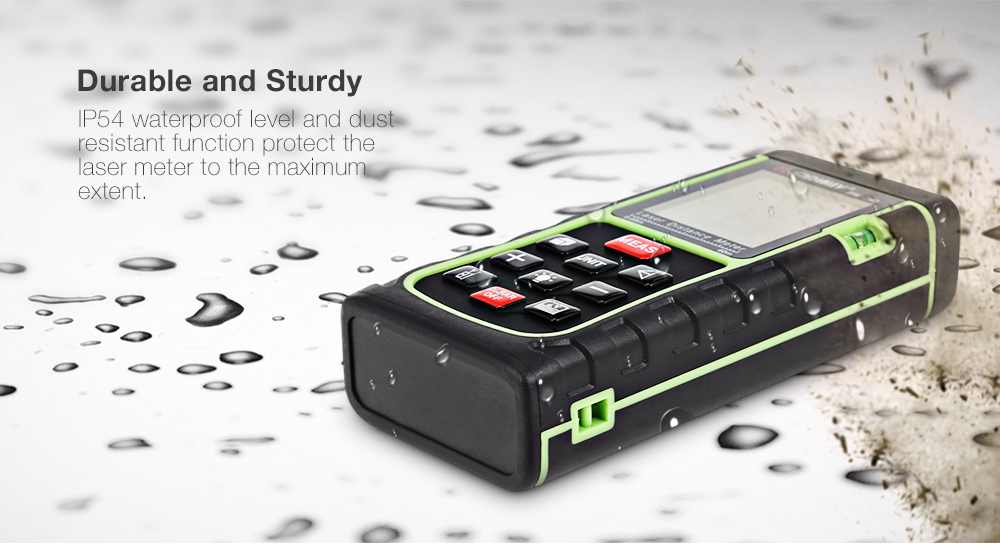SNDWAY SW - E100 100M Digital Laser Distance Meter with Lanyard Hole LED Screen SNDWAY SW - E100 100M Digital Laser Distance Meter with Lanyard Hole LED Screen