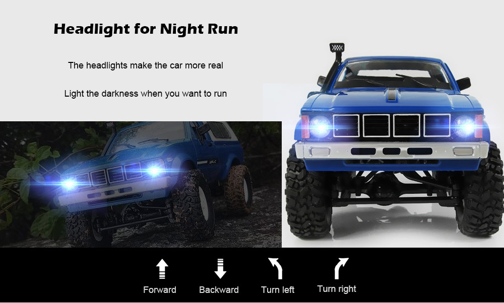 WPL C - 24 1/16 4WD 2.4G 2CH Military Buggy Crawler Off Road RC Car WPL C - 24 1/16 4WD 2.4G 2CH Military Buggy Crawler Off Road RC Car