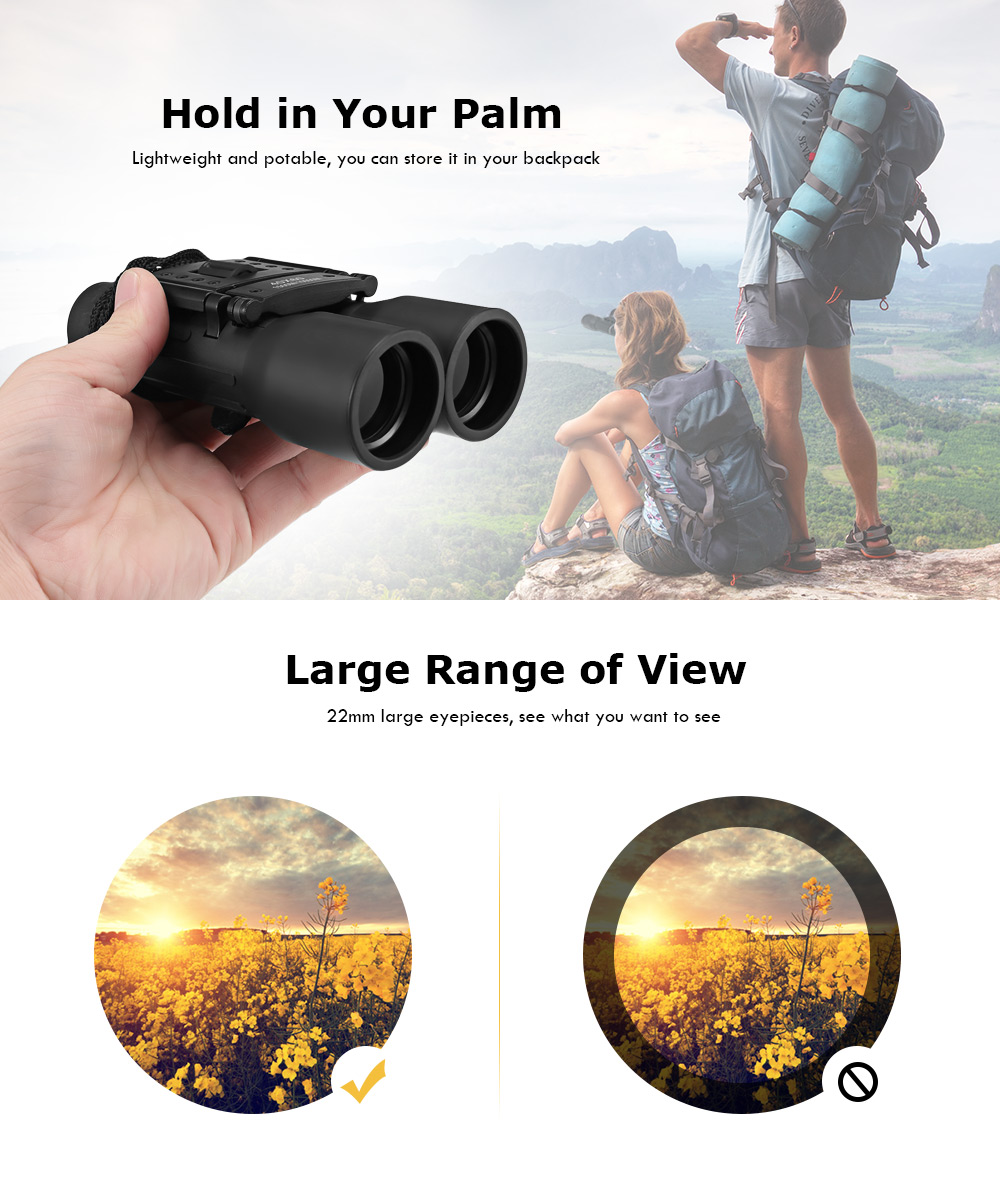 Wide Angle 40 x 60 HD Hunting Binoculars Telescope Outdoor Travel Hunting Zoom Folding Glasses Wide Angle 40 x 60 HD Hunting Binoculars Telescope Outdoor Travel Hunting Zoom Folding Glasses