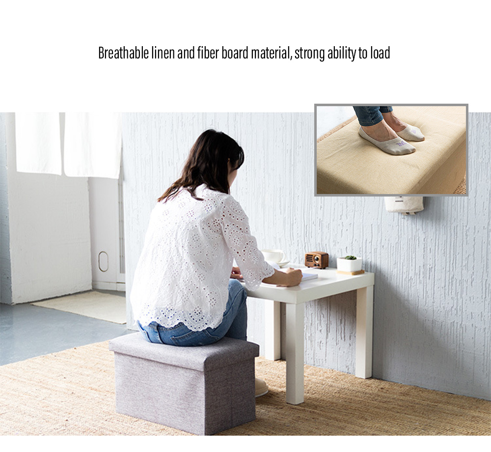 Foldable Storage Stool Clothing Organizer Foldable Storage Stool Clothing Organizer