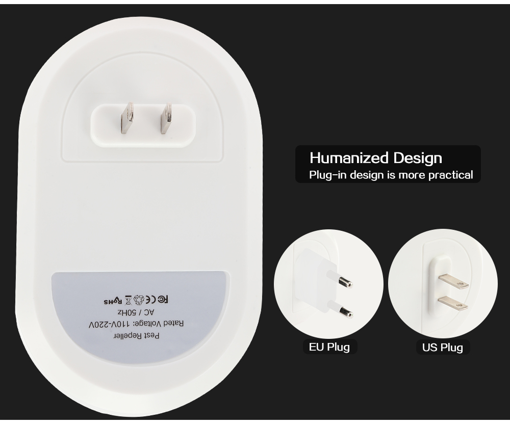 8 Waves Band Integrated Electronic Mouse Expeller Mosquito Pest Repeller 8 Waves Band Integrated Electronic Mouse Expeller Mosquito Pest Repeller
