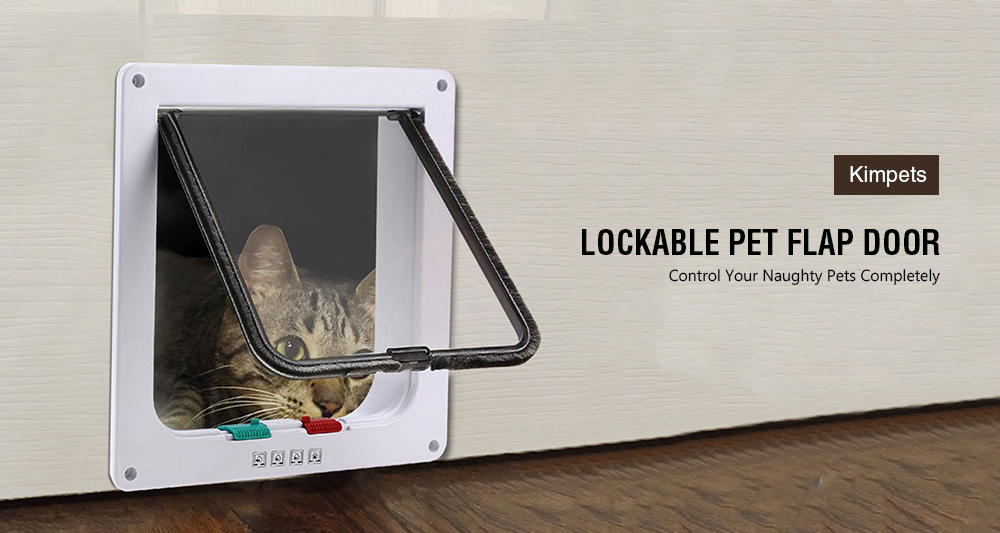 Kimpets Lockable Dog Cat Security Flap Door Kimpets Lockable Dog Cat Security Flap Door