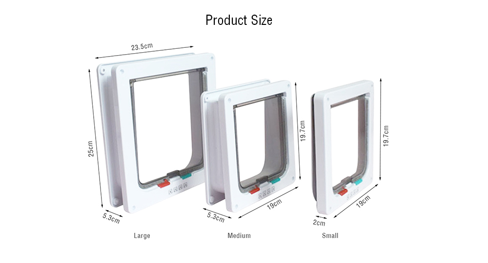 Kimpets Lockable Dog Cat Security Flap Door Kimpets Lockable Dog Cat Security Flap Door