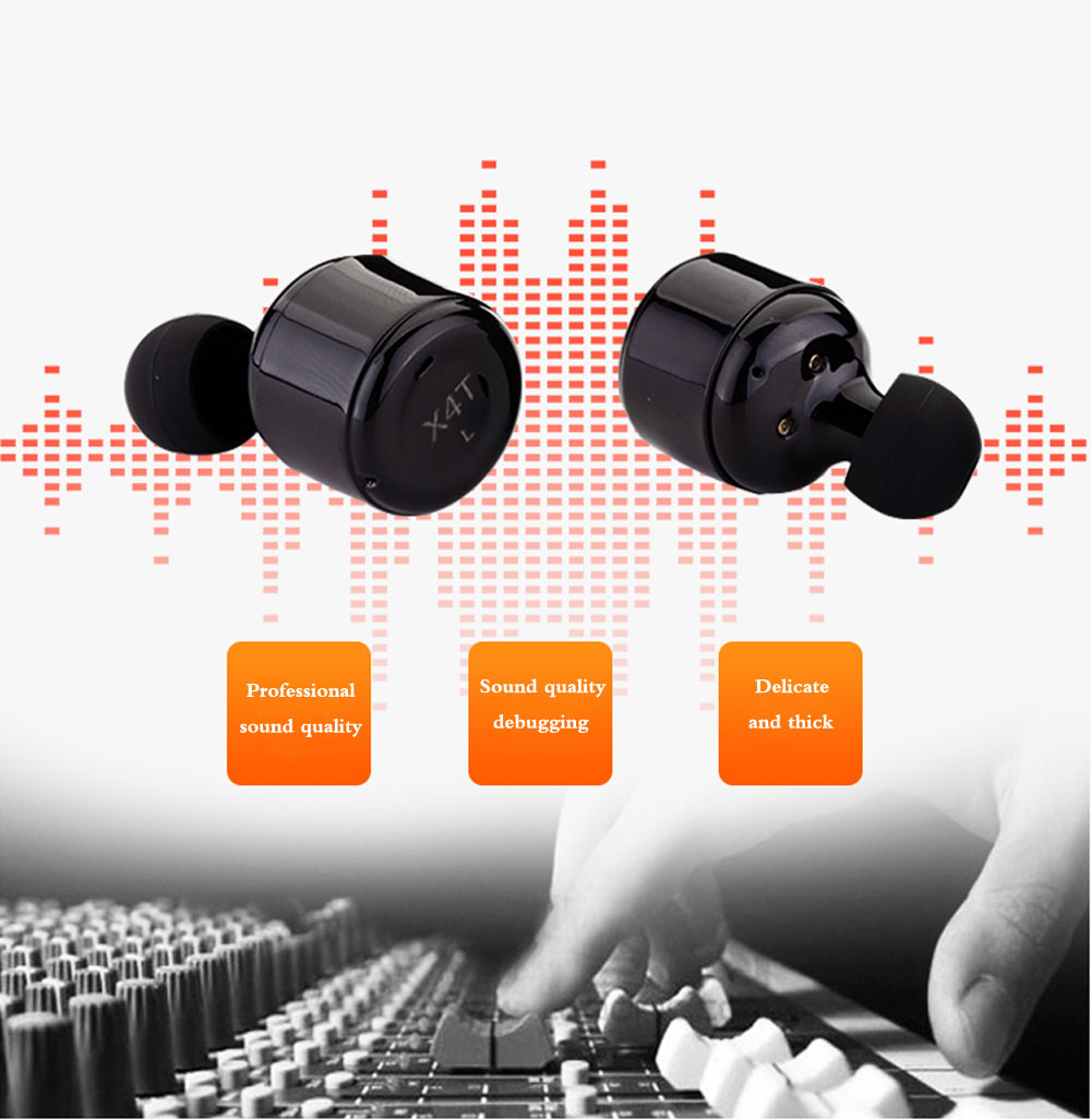 X4T TWS Bluetooth Earbuds Wireless Sports Stereo Earphones