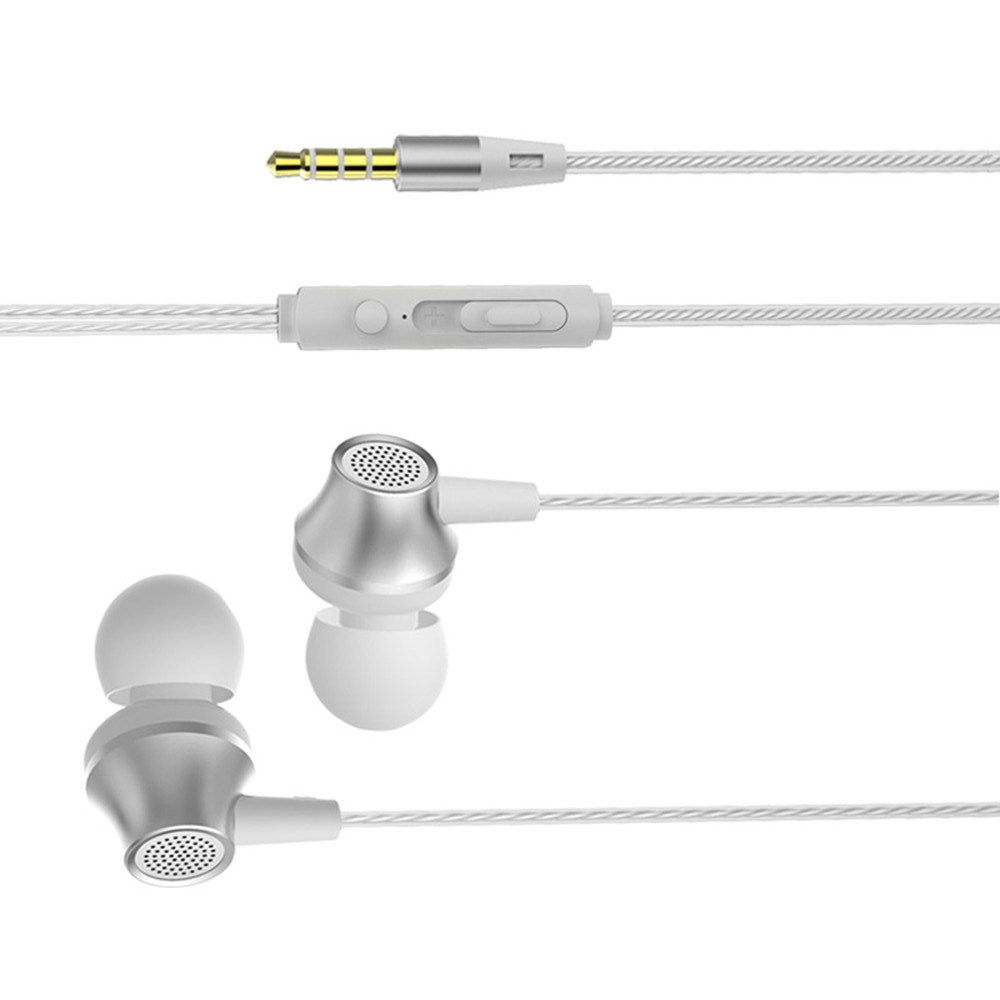For Xiaomi Wired Earphones Earbuds In Ear Headphones Microphone Bass Stereo