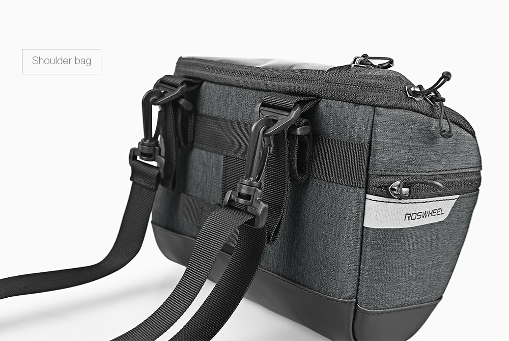 ROSWHEEL 111459 3L Capacity Bike Front Handlebar Bag Bicycle Basket ROSWHEEL 111459 3L Capacity Bike Front Handlebar Bag Bicycle Basket