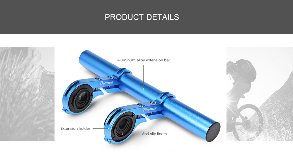 Deemount HLD - 208 Bike Extender Handlebar with Aluminum Alloy Bracket Deemount HLD - 208 Bike Extender Handlebar with Aluminum Alloy Bracket
