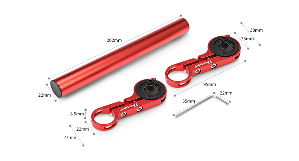 Deemount HLD - 208 Bike Extender Handlebar with Aluminum Alloy Bracket Deemount HLD - 208 Bike Extender Handlebar with Aluminum Alloy Bracket