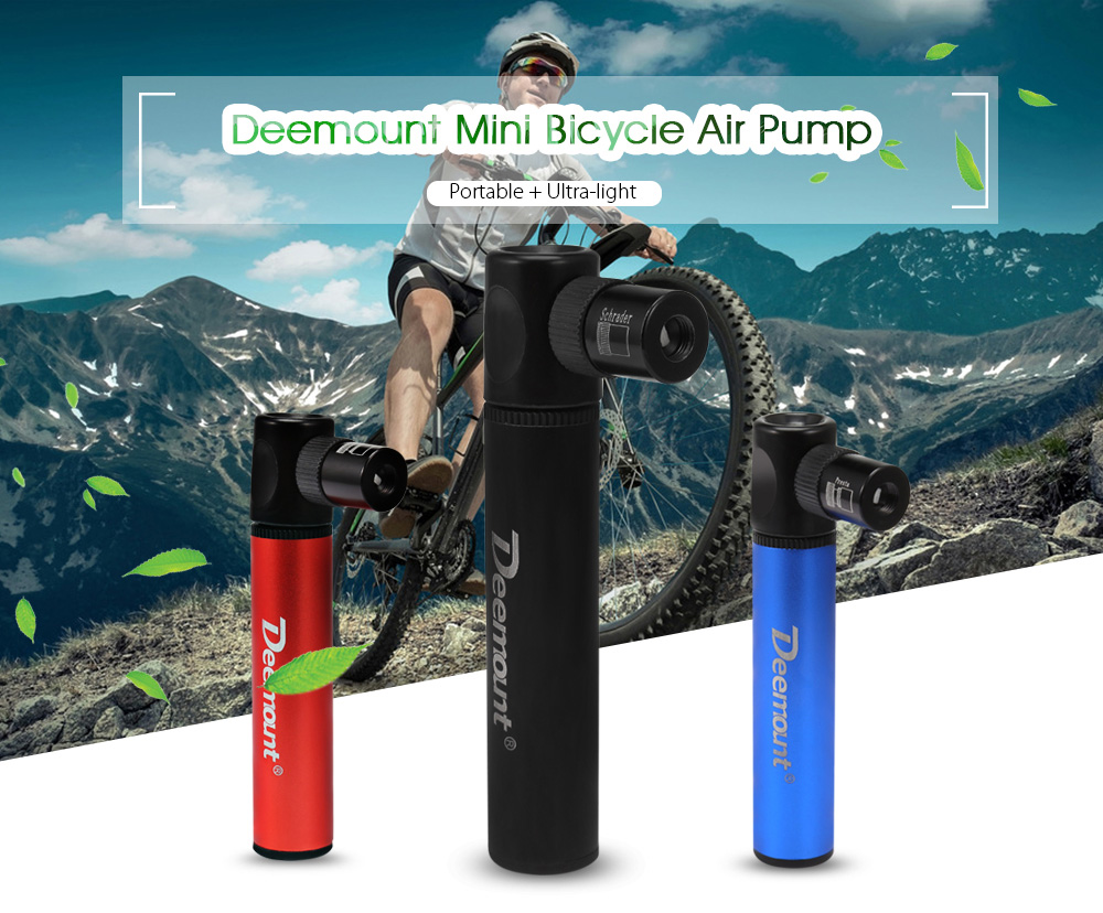 Deemount Seven-shape Portable Mini Bicycle Air Pump Inflator A / V and F / V Deemount Seven-shape Portable Mini Bicycle Air Pump Inflator A / V and F / V