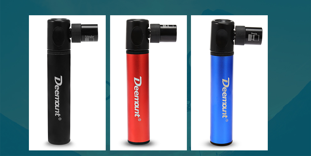 Deemount Seven-shape Portable Mini Bicycle Air Pump Inflator A / V and F / V Deemount Seven-shape Portable Mini Bicycle Air Pump Inflator A / V and F / V