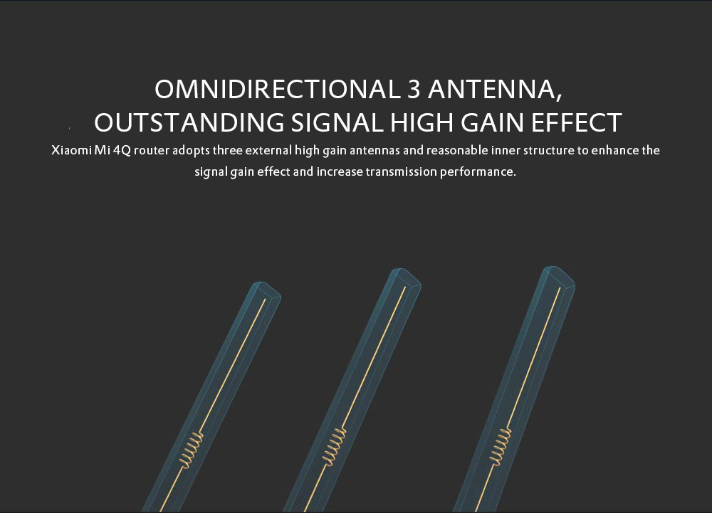 Original Xiaomi Mi 4Q Wireless Router 450Mbps / Three Antennas 
