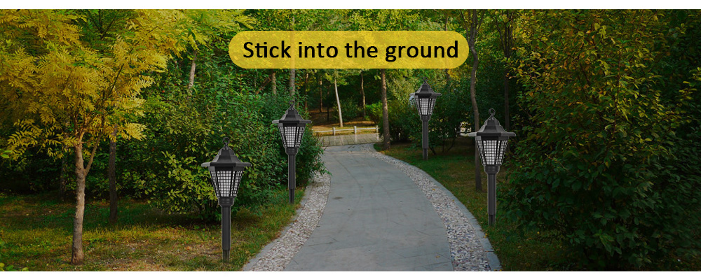 Solar Power Mosquito Killer Lamp for Home Office Camping Park Solar Power Mosquito Killer Lamp for Home Office Camping Park