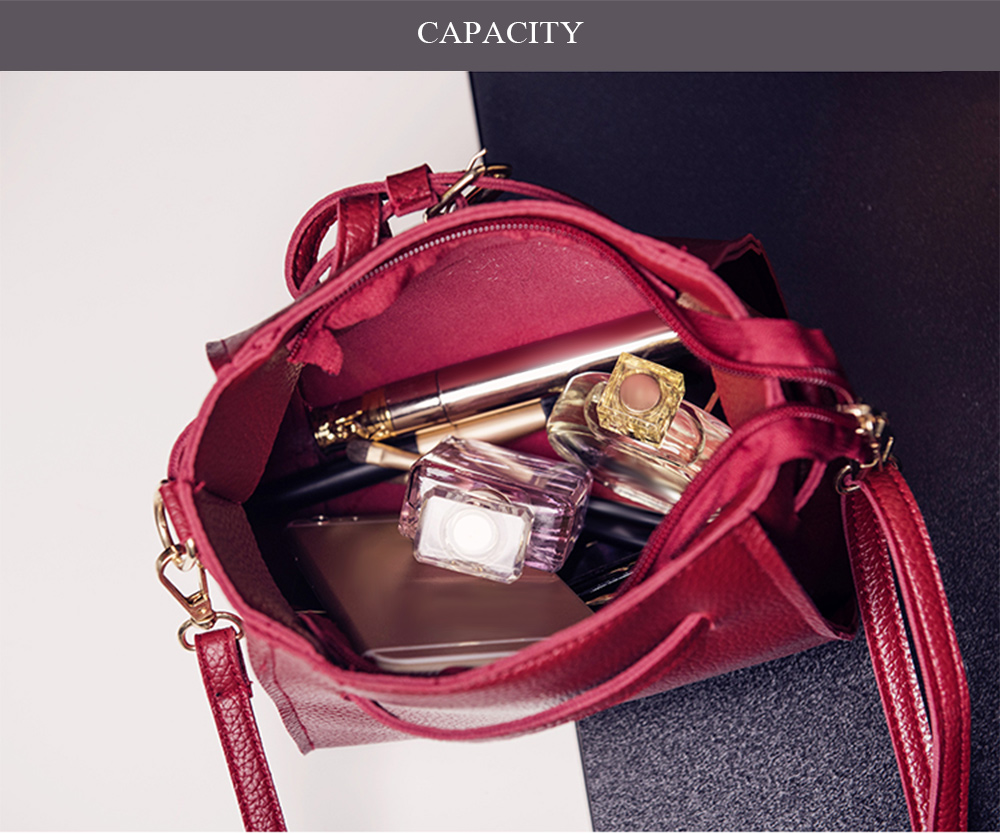 4pcs Elegant Tassel Women Shoulder Crossbody Composite Bag Card Holder Wristlet 4pcs Elegant Tassel Women Shoulder Crossbody Composite Bag Card Holder Wristlet