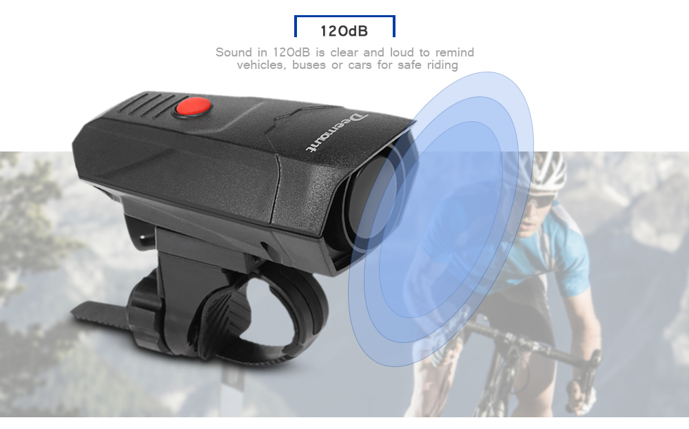 Deemount Digital Cycling Horns Bicycle Handlebar Ring Bell Alarm for Safety Deemount Digital Cycling Horns Bicycle Handlebar Ring Bell Alarm for Safety