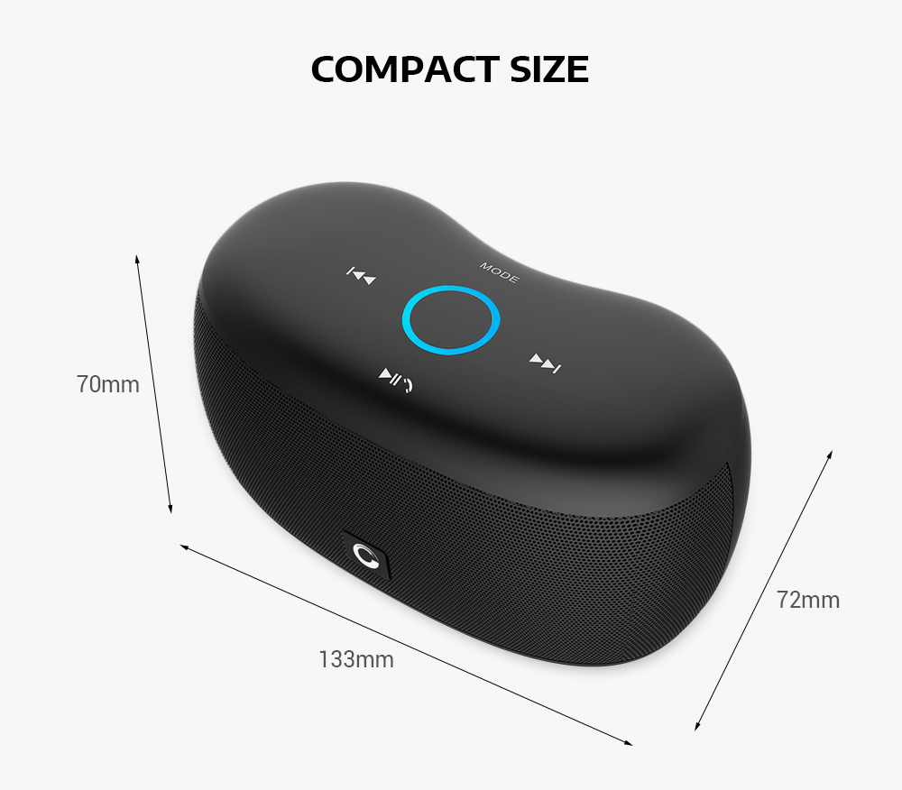 DOSS DS - 1003 Portable Touch Wireless Bluetooth Stereo Speaker Mini Player