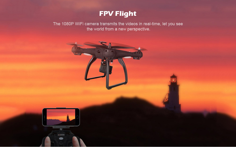 BAYANGTOYS X22 1080P WiFi FPV RC Drone GPS Positioning / 3-axis Gimbal / Brushless Motor / Altitude Hold BAYANGTOYS X22 1080P WiFi FPV RC Drone GPS Positioning / 3-axis Gimbal / Brushless Motor / Altitude Hold