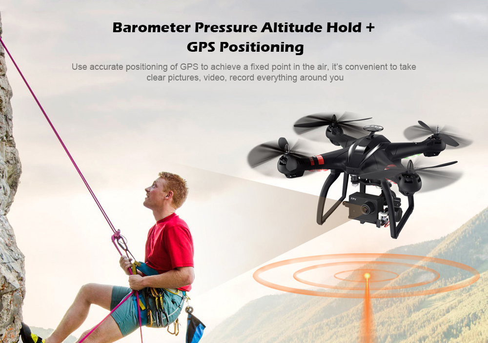 BAYANGTOYS X22 1080P WiFi FPV RC Drone GPS Positioning / 3-axis Gimbal / Brushless Motor / Altitude Hold BAYANGTOYS X22 1080P WiFi FPV RC Drone GPS Positioning / 3-axis Gimbal / Brushless Motor / Altitude Hold