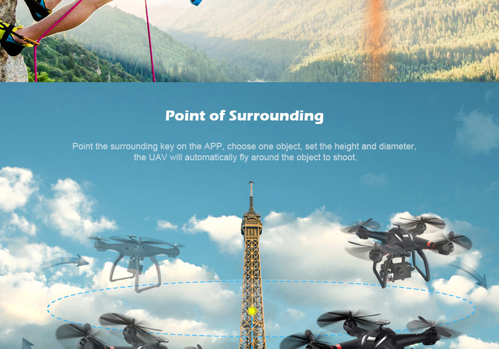 BAYANGTOYS X22 1080P WiFi FPV RC Drone GPS Positioning / 3-axis Gimbal / Brushless Motor / Altitude Hold BAYANGTOYS X22 1080P WiFi FPV RC Drone GPS Positioning / 3-axis Gimbal / Brushless Motor / Altitude Hold