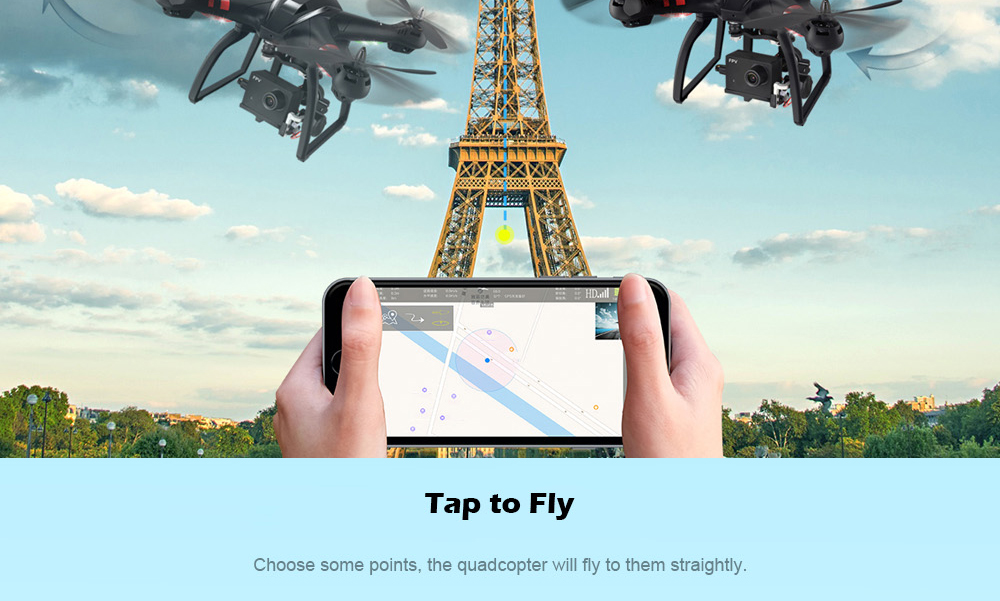 BAYANGTOYS X22 1080P WiFi FPV RC Drone GPS Positioning / 3-axis Gimbal / Brushless Motor / Altitude Hold BAYANGTOYS X22 1080P WiFi FPV RC Drone GPS Positioning / 3-axis Gimbal / Brushless Motor / Altitude Hold
