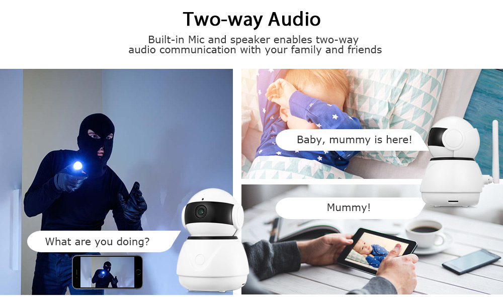 C8 1080P HD WiFi Indoor Home Security IP Camera for Baby / Elder / Pet C8 1080P HD WiFi Indoor Home Security IP Camera for Baby / Elder / Pet