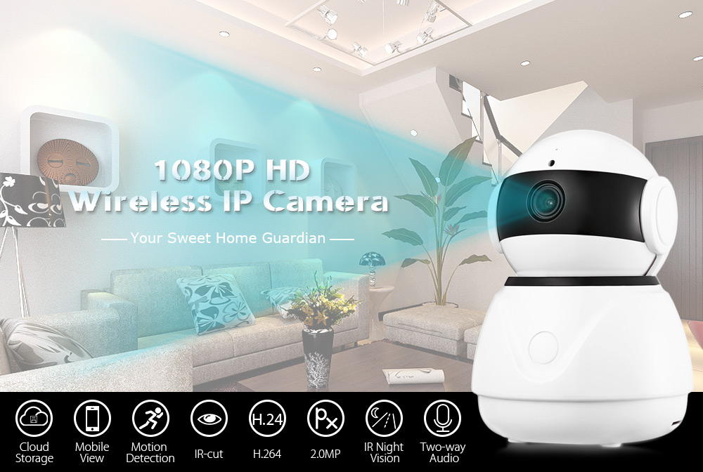 C8 1080P HD WiFi Indoor Home Security IP Camera for Baby / Elder / Pet C8 1080P HD WiFi Indoor Home Security IP Camera for Baby / Elder / Pet