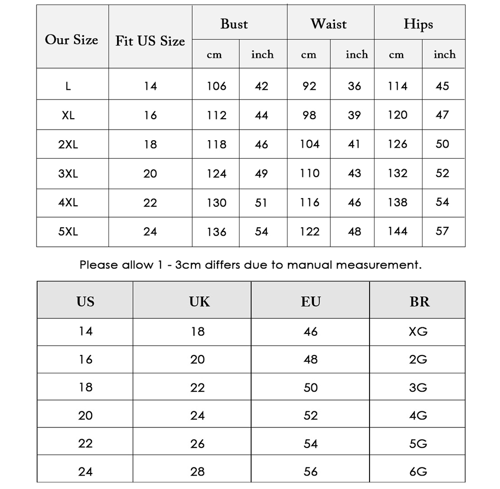 Plus Size Floral Three Pieces Bikini Set