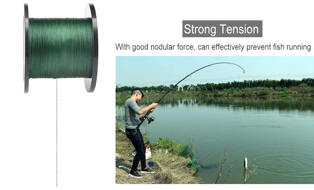 Yudeli 1000m 4 Strands Super Strong PE Braided Fishing Line