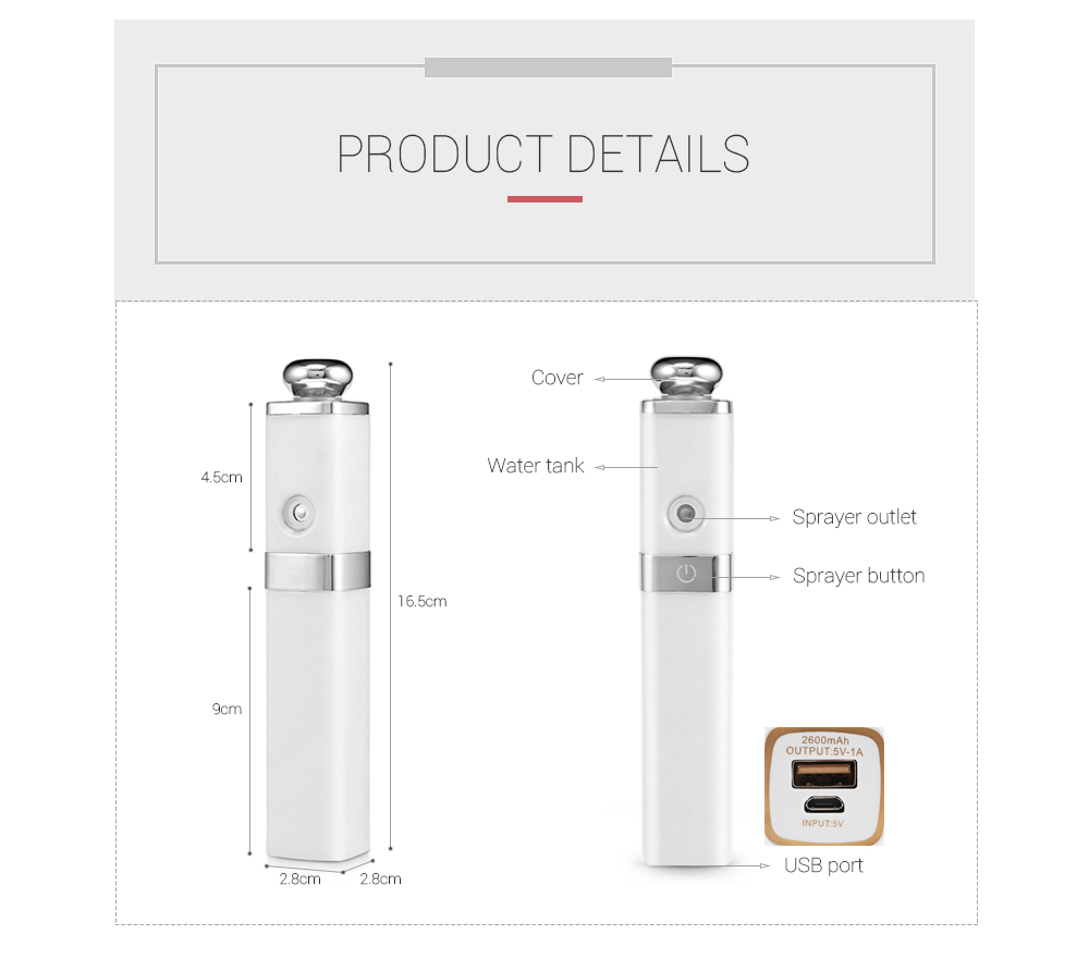 Portable Facial Mist Sprayer Machine for Face Skin Care Home Office Travel Portable Facial Mist Sprayer Machine for Face Skin Care Home Office Travel