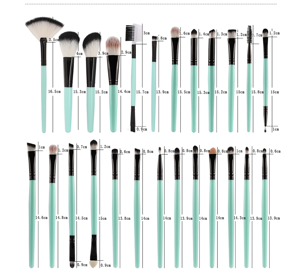 25pcs Makeup Brushes Foundation Power Blush Eye Shadow Eyebrow Lip Beauty Tool 25pcs Makeup Brushes Foundation Power Blush Eye Shadow Eyebrow Lip Beauty Tool