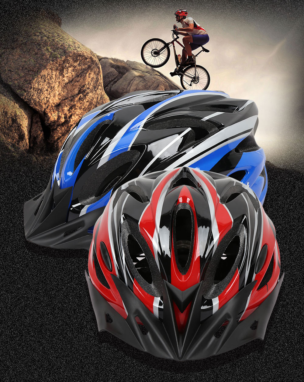 Deemount Cycling Helmet All-round Protection EPS Back Taillight Riding Device Deemount Cycling Helmet All-round Protection EPS Back Taillight Riding Device