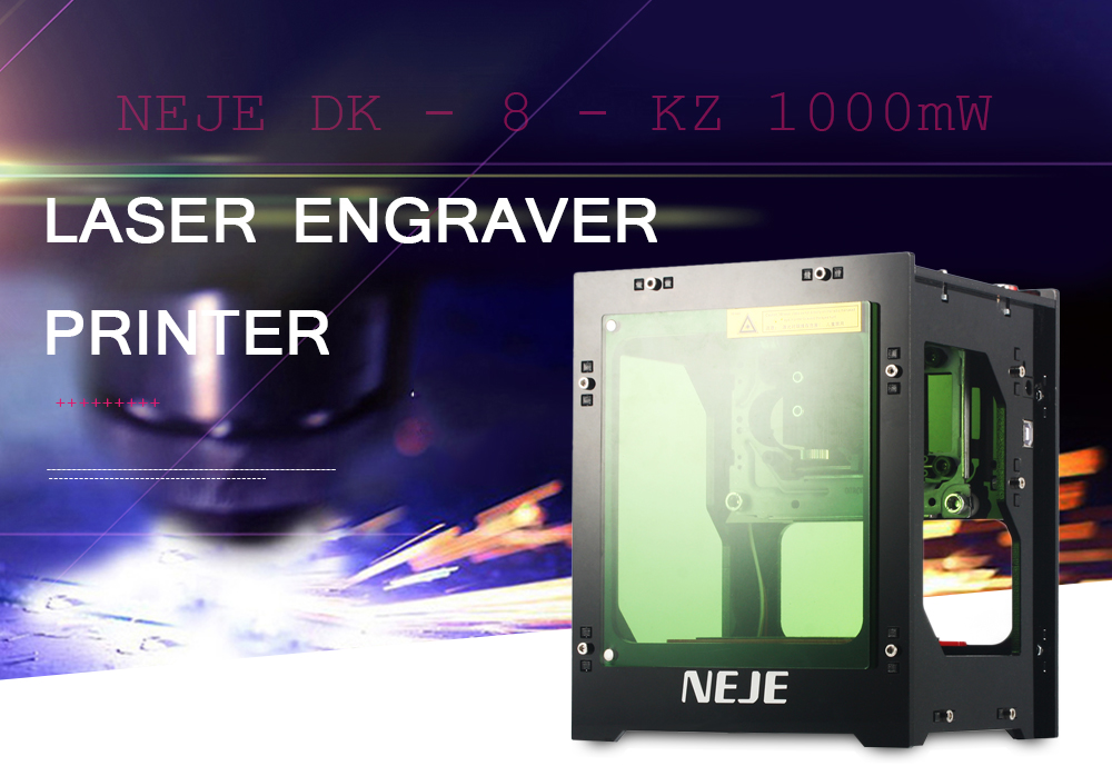 NEJE DK - 8 - KZ 1000mW High Power Laser Engraver Printer Cutter Machine