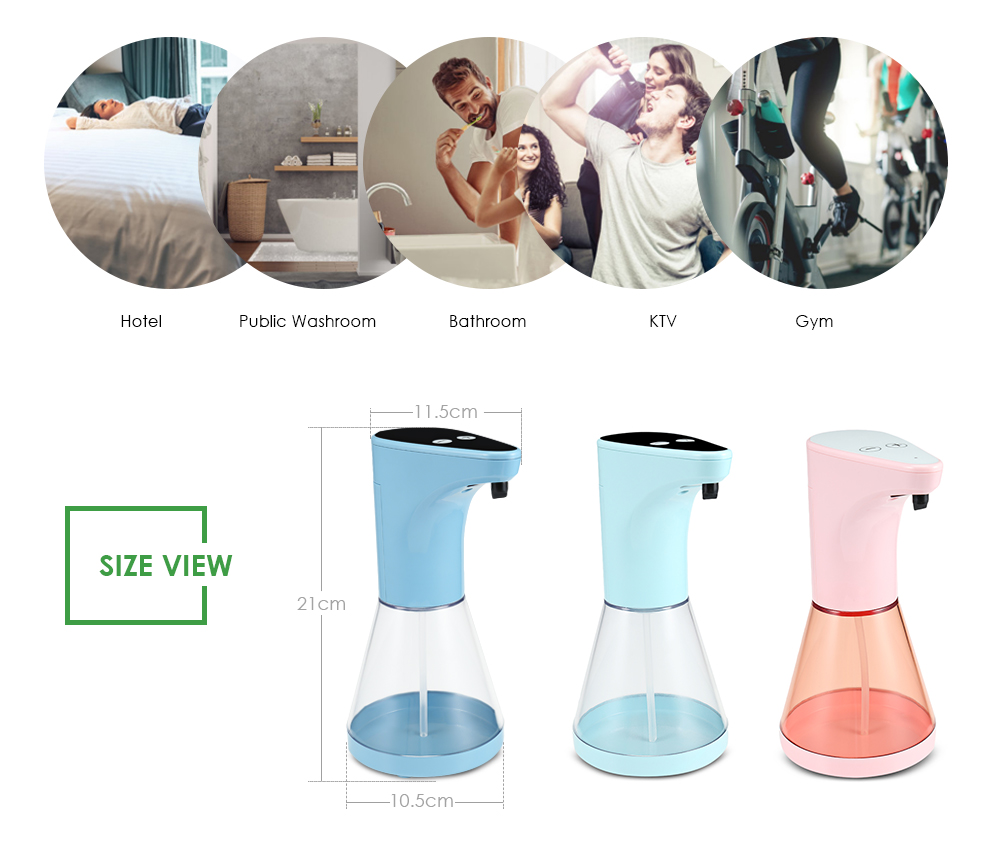 Automatic Liquid Soap Dispenser Sensor Container Hand Washing Tool Automatic Liquid Soap Dispenser Sensor Container Hand Washing Tool