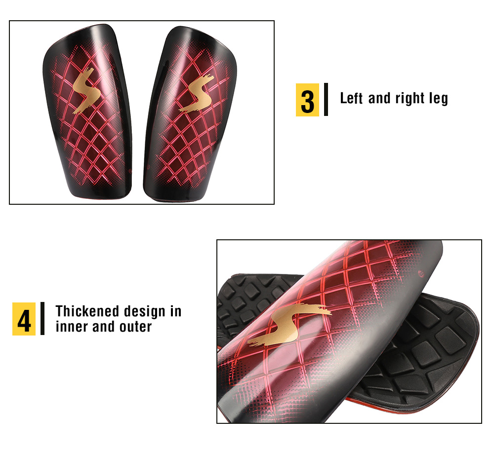 Shiwei One Pair Football Shin Guards Sport Football Leg Pads Training Protector Shiwei One Pair Football Shin Guards Sport Football Leg Pads Training Protector