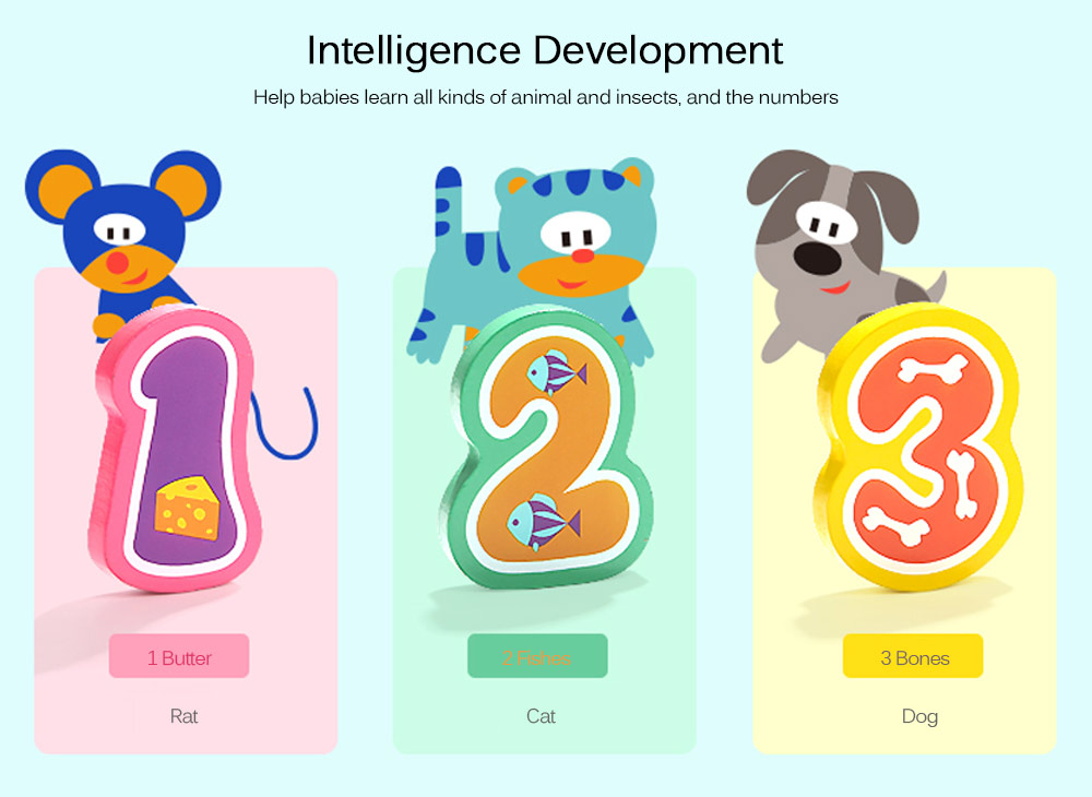 Topbright Jigsaw Puzzle Baby Toy Gift for Intelligence Improvement 