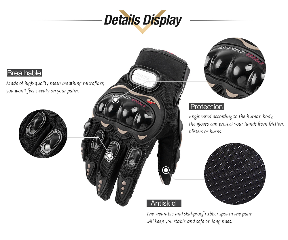 Cool Outdoor Full Finger Motorcycle Gloves