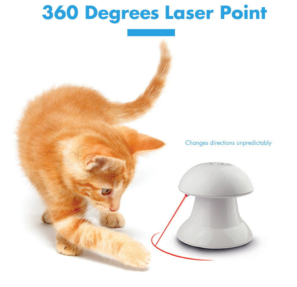 360-degree Automatic Interactive Laser Light Pet Exercise Funny Toy 360-degree Automatic Interactive Laser Light Pet Exercise Funny Toy