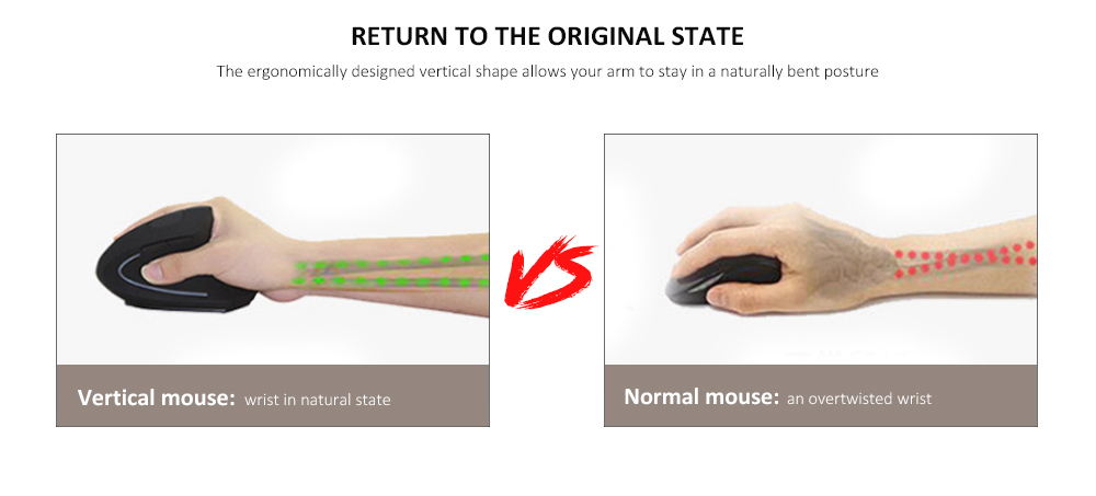 Wireless Vertical Mouse Ergonomic 2.4G Wireless Vertical Mouse Ergonomic 2.4G