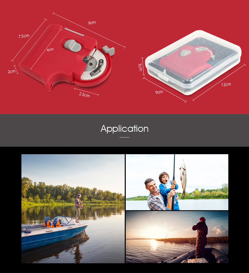 Portable Electric Automatic Fishhook Fishing Hook Line Tying Device Equipment Portable Electric Automatic Fishhook Fishing Hook Line Tying Device Equipment
