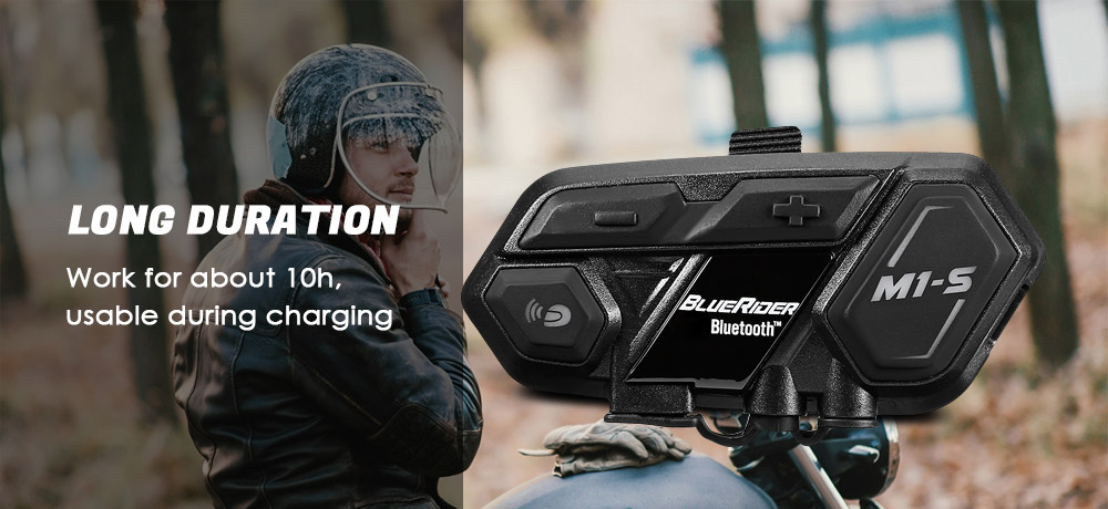 BLUERIDER M1 - S Motorcycle Helmet Bluetooth 4.1 4000m Intercom System BLUERIDER M1 - S Motorcycle Helmet Bluetooth 4.1 4000m Intercom System