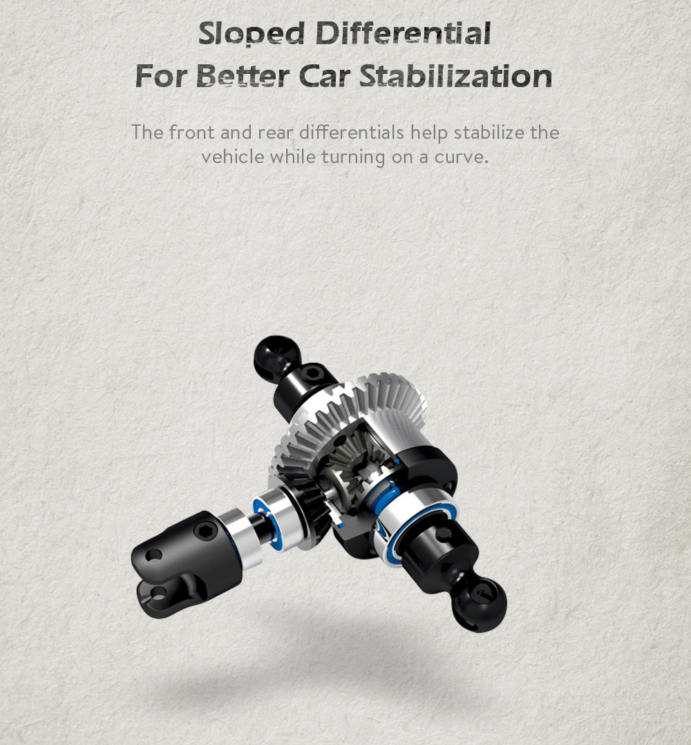 JJRC Q61 RC Off-road Car 500g Loading Concealed Battery Inclined Plane Diff Shock Absorbers JJRC Q61 RC Off-road Car 500g Loading Concealed Battery Inclined Plane Diff Shock Absorbers