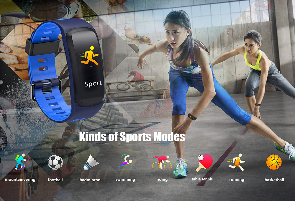 NO.1 F4 Colorful Sports Smart Bracelet IP68 Waterproof Heart Rate / Sleep / Blood Pressure / Blood Oxygen Monitor NO.1 F4 Colorful Sports Smart Bracelet IP68 Waterproof Heart Rate / Sleep / Blood Pressure / Blood Oxygen Monitor