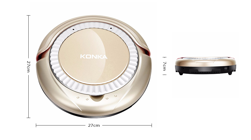 KONKA KC - D1 Smart Robotic Vacuum Cleaner Automatic Remote Control Cleaning Robot KONKA KC - D1 Smart Robotic Vacuum Cleaner Automatic Remote Control Cleaning Robot