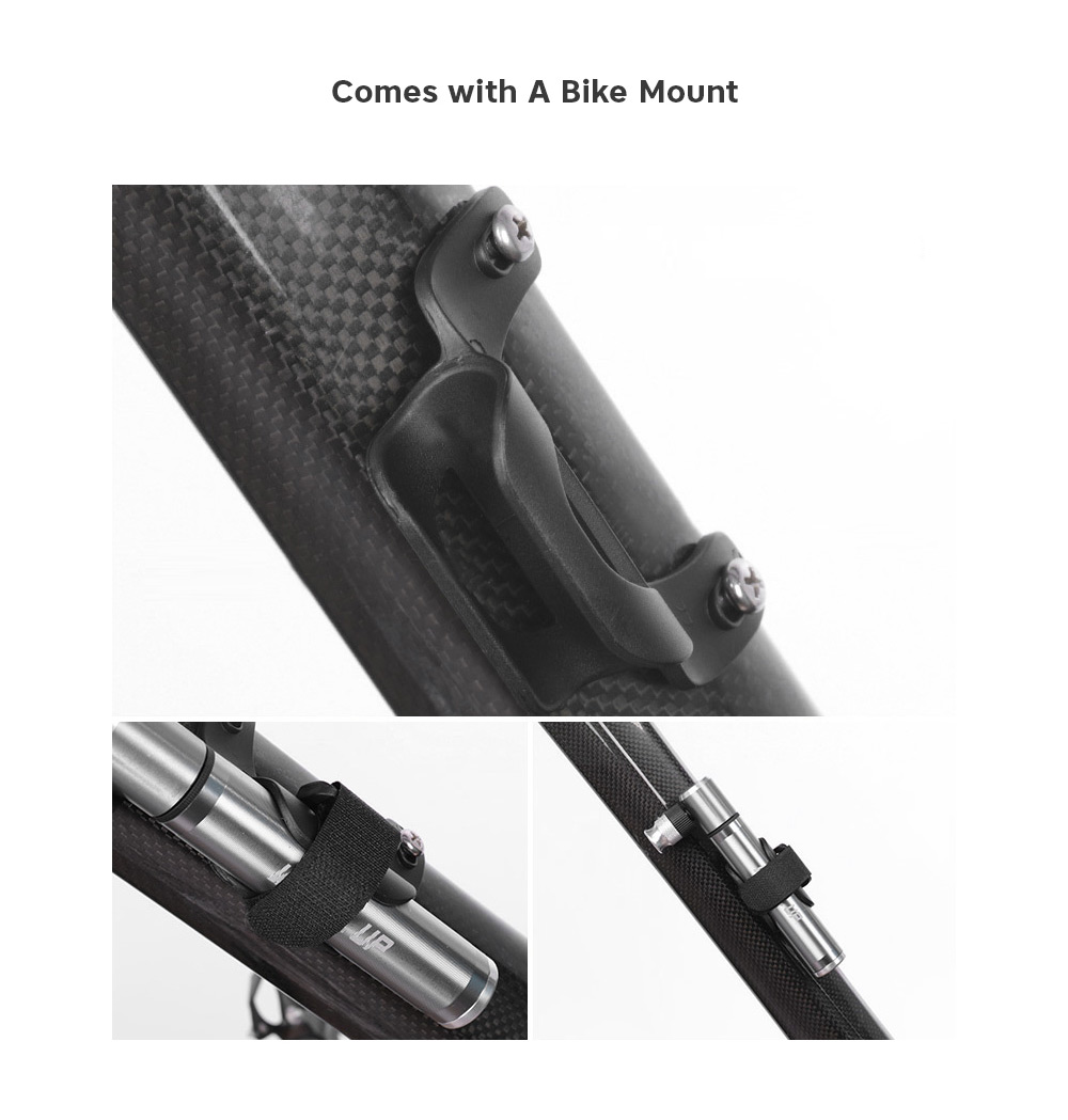 Wheelup HQ56 Mini Potable Bicycle Pump Cycling Hand Air Pumping Ball Tire Inflator Wheelup HQ56 Mini Potable Bicycle Pump Cycling Hand Air Pumping Ball Tire Inflator