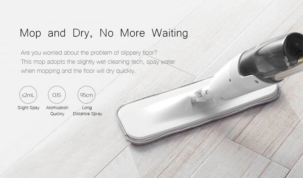deerma Labor Saving Lightweight Water Spray Mop deerma Labor Saving Lightweight Water Spray Mop