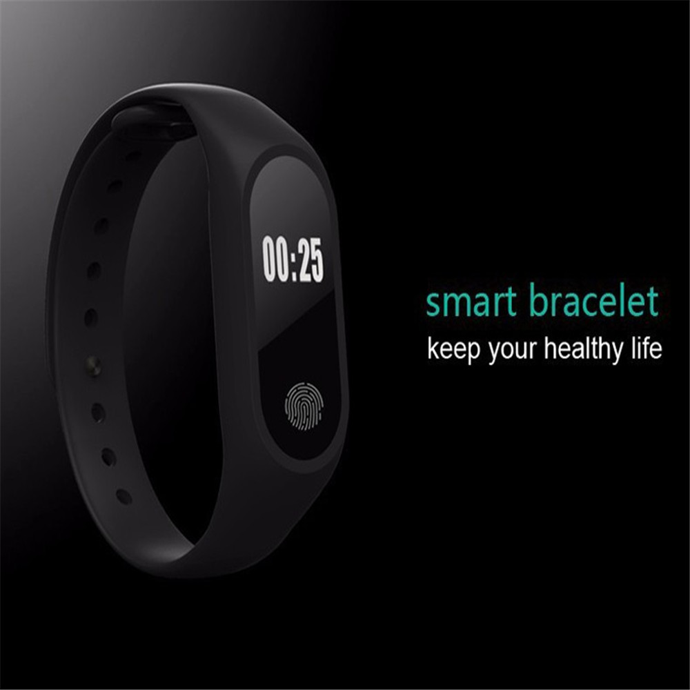 M2 Waterproof Fitness Smart Bracelet Heart Rate Monitor for iPhone Android M2 Waterproof Fitness Smart Bracelet Heart Rate Monitor for iPhone Android
