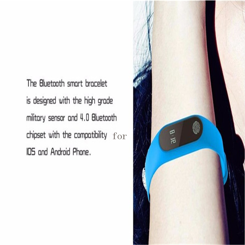M2 Waterproof Fitness Smart Bracelet Heart Rate Monitor for iPhone Android M2 Waterproof Fitness Smart Bracelet Heart Rate Monitor for iPhone Android
