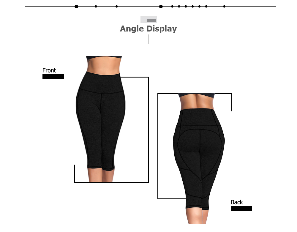 High Waist Skinny Pocket Elastic Yoga Women Cropped Pants High Waist Skinny Pocket Elastic Yoga Women Cropped Pants