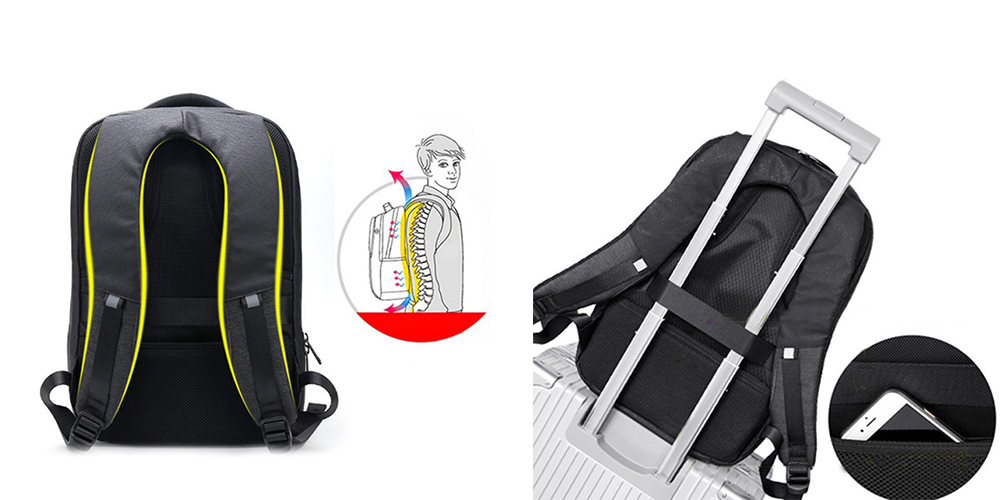 Anti-theft Business Backpack with USB Charging Port Anti-theft Business Backpack with USB Charging Port