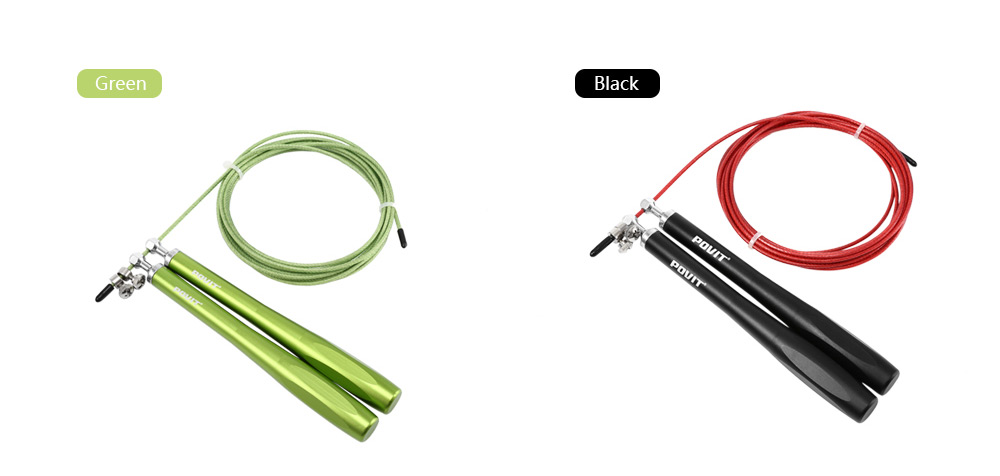 Povit P - 12x Jump Rope with Adjustable Aluminium Alloy Handles Fitness Training Povit P - 12x Jump Rope with Adjustable Aluminium Alloy Handles Fitness Training
