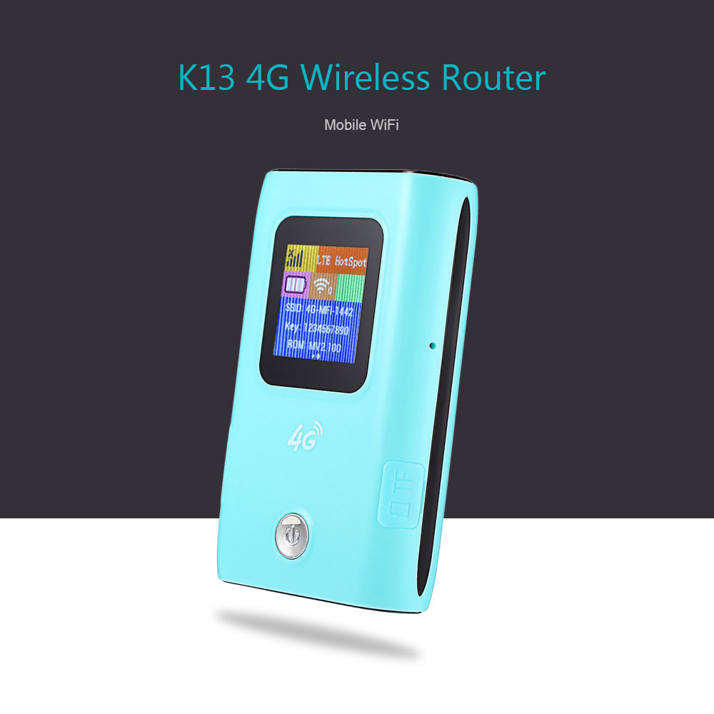 K13 4G Wireless Router Data Terminal High-speed WiFi Hotspot Portable Power Bank K13 4G Wireless Router Data Terminal High-speed WiFi Hotspot Portable Power Bank